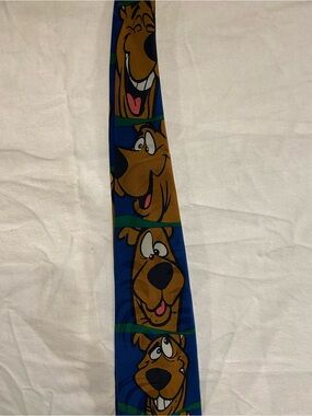 Scooby-Doo Blue Cartoon Dog Neck Tie - Unbranded